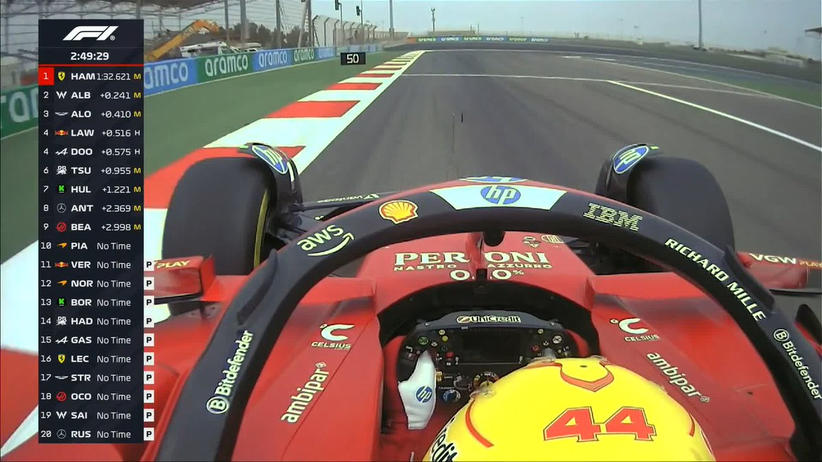 Ride onboard with Lewis Hamilton pushing the limits in his new Ferrari 😯⚡