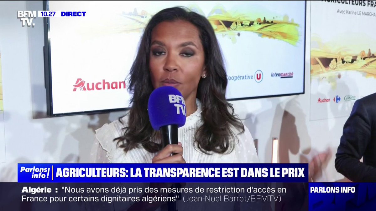 Karine Le Marchand propose la création d'un label "L'amour est tout près" pour les produits en circuit court et durable