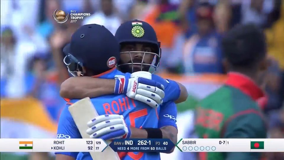 To rob Kohli's 100, Insecure Rohit deliberately starting hitting boundaries after completing his century milestone. Watch Kohli's Reaction carefully.