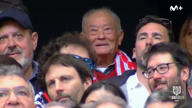 Él es Rafael, tiene 80 años y es su primera vez en San Mamés ❤️. #ElDíaDespués Athletic Club