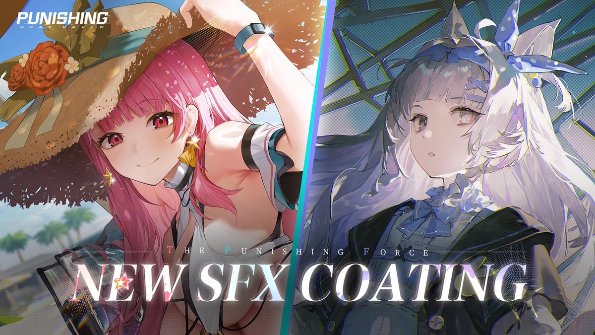 [New Coating PV | Ayla: Kaleido &amp; No. 21: Feral] In the wonderland, a tapestry of azure unfurls. #punishinggrayraven #PGR