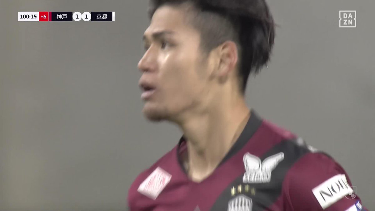 最後の最後で執念が実った! #大迫勇也 の落としに 走り込んだ #佐々木大樹 エースナンバーを背負う男が チームを救う劇的同点弾‼ 🏆明治安田J1第3節 🆚神戸×京都 🆓#DAZN でLIVE配信中 #Jみようぜ #Jリーグ #神戸京都