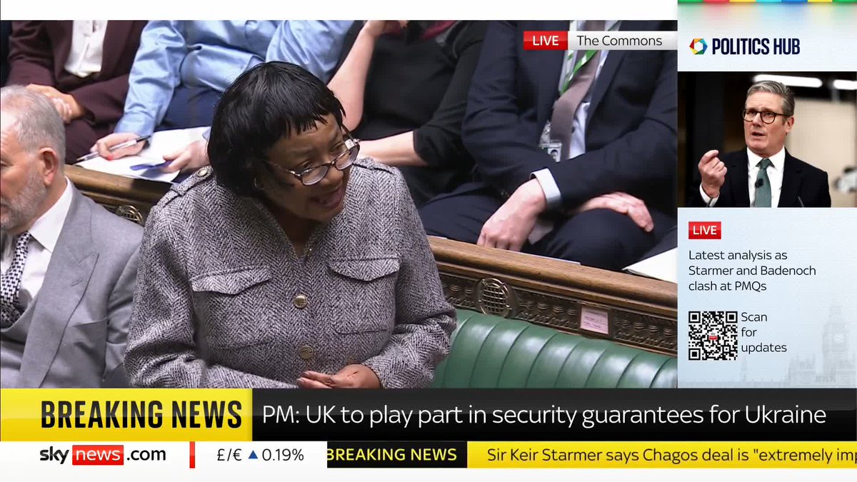Labour MP Diane Abbott asks the prime minister about his decision to cut the aid budget to fund spending on defence and security. #PoliticsHub ➡️ 📺 Sky 501 and YouTube