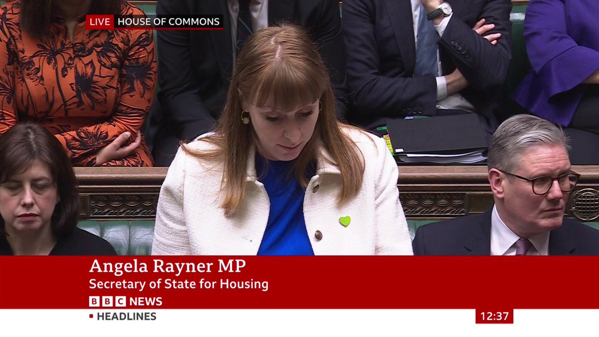 "It was a deadly betrayal, a national tragedy that must never happen again" Deputy PM Angela Rayner gives statement on the government's response to the Grenfell Tower Inquiry