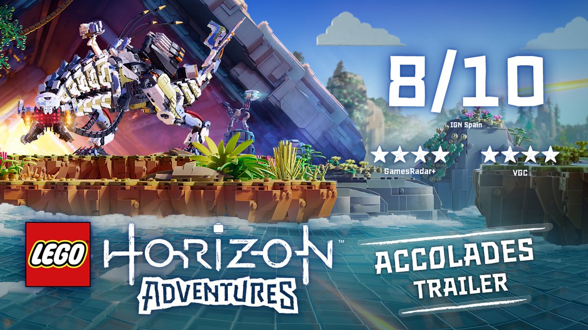 Some heros are built different. LEGO Horizon Adventures is available now on PS5, PC and Switch! Take a look at what the critics are saying! Find out more: #LEGOHorizonAdventures