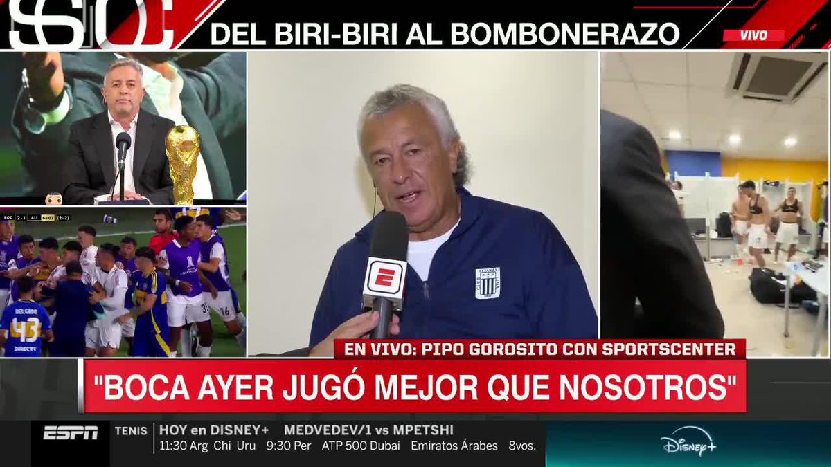 "ARGENTINA QUEDÓ AFUERA DEL 70 EN LA CANCHA DE BOCA... ES MENTIRA, NO ES LA CANCHA" ✍️ Gorosito 📺 #SportsCenter | #DisneyPlus