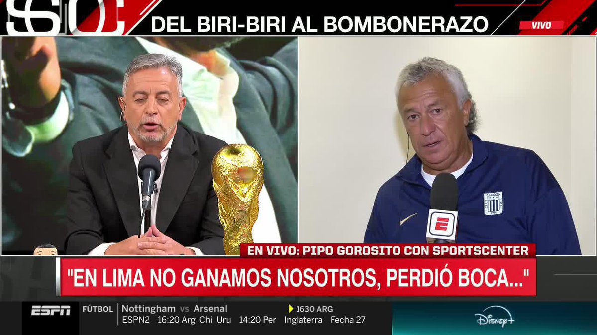 "NO SE PUEDE... LA PELOTA NO ESTABA AFUERA" 💣 OJO a lo que dice Gorosito sobre el cambio de MARCHESÍN POR BREY 📺 #SportsCenter | #DisneyPlus