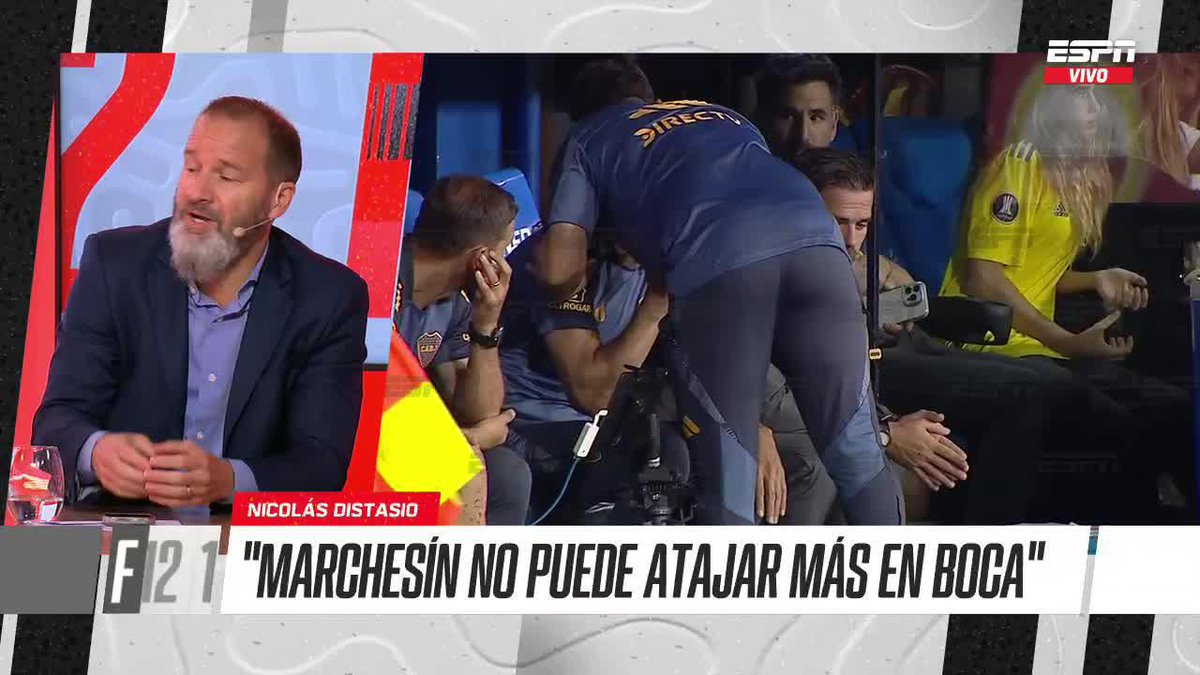 "MARCHESÍN NO PUEDE ATAJAR MÁS EN BOCA" ¿Coincidís con Nicolas Distasio? 📺 No te pierdas #ESPNF12 en vivo por #DisneyPlus