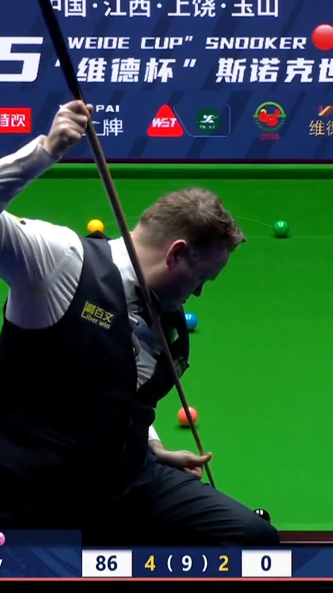Exhibition shot from Shaun Murphy OBE 👌 #WorldOpen