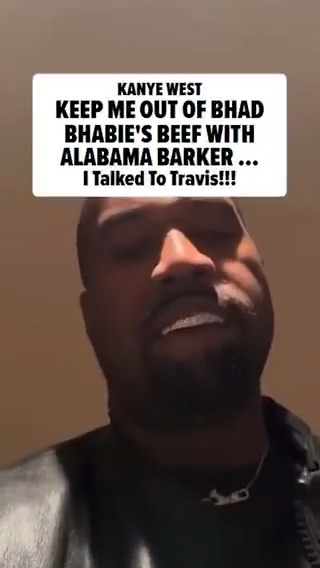 #KanyeWest is making it clear that he is NOT WILLINGLY INVOLVED in #BhadBhabie's dispute with #AlabamaBarker. Read the full story 👉