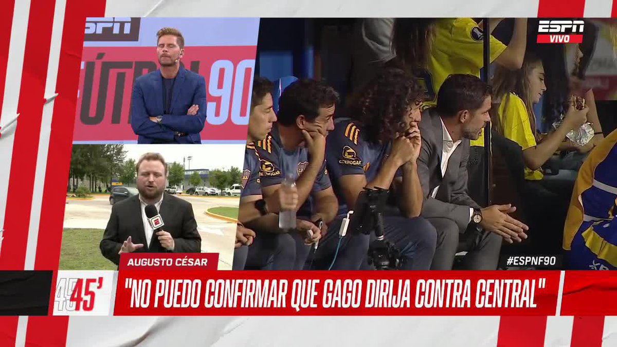 "YO CREO QUE ESTAMOS EN PRESENCIA DE UN CICLO TERMINADO" Atención a lo que cuenta Augusto Cesar sobre la situación de Fernando Gago. 📺 No te pierdas #ESPNF90 en vivo por #DisneyPlus