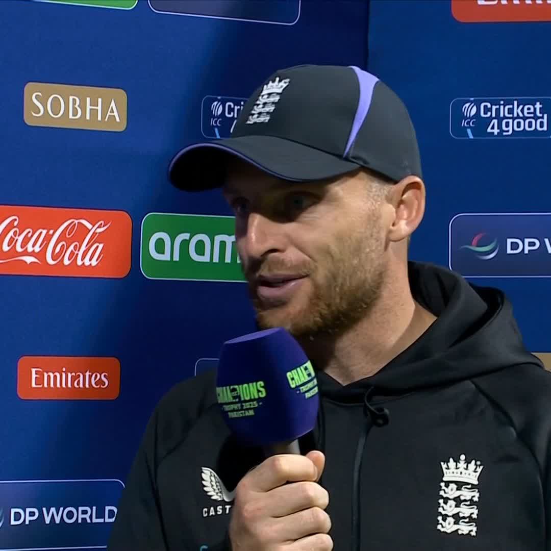 "Really disappointing" 🗣️ Jos Buttler reacts to England being knocked out of the Champions Trophy 🏴󠁧󠁢󠁥󠁮󠁧󠁿