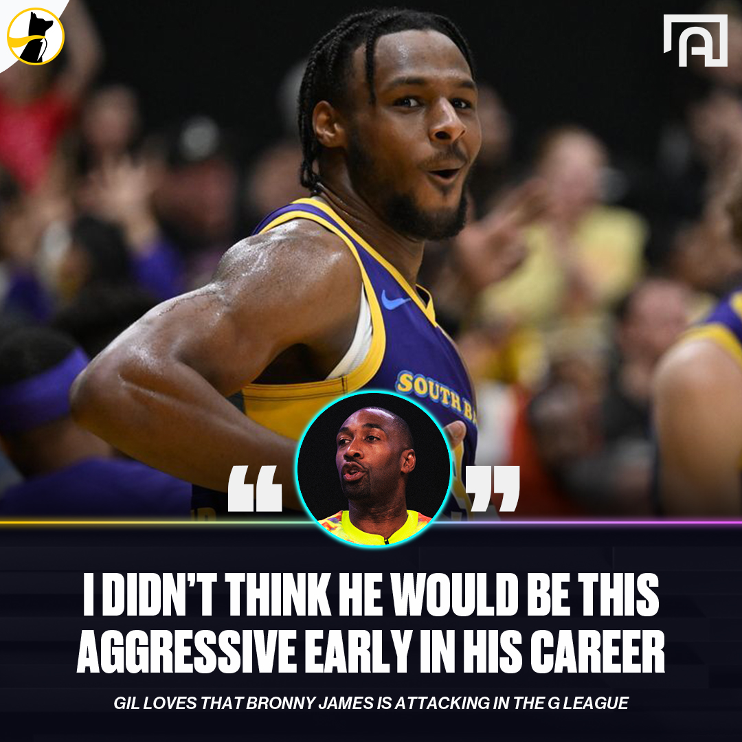 Bronny James is tearing up the G League because he is attacking 😤 #gillion