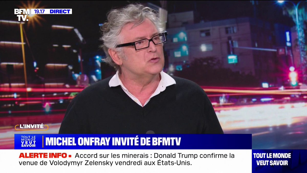 Accords 1968: "Il ne s'agit pas de montrer les muscles [à l'Algérie], il faut donner des coups", déclare Michel Onfray, philosophe et écrivain
