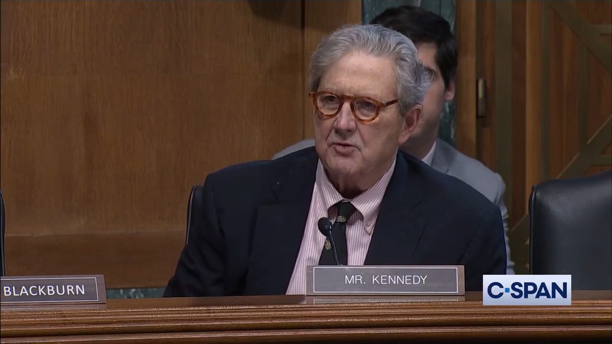 .John Kennedy to judicial nominees: "Don't ever, ever take the position that you're not going to follow the order of a federal court, ever. You can disagree with it, within the bounds of legal ethics, you can criticize it, you can appeal it, or you can resign."