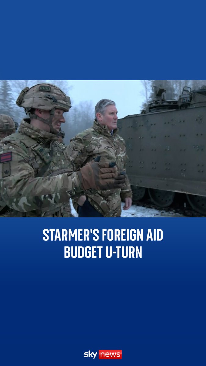 In 2021, Sir Keir Starmer said cutting foreign aid is 'disgraceful'. Fast-forward to 2025 and he has done just that. Starmer says this decision to increase defence spending was 'accelerated' by Trump taking office. Rob Powell takes a look 👇