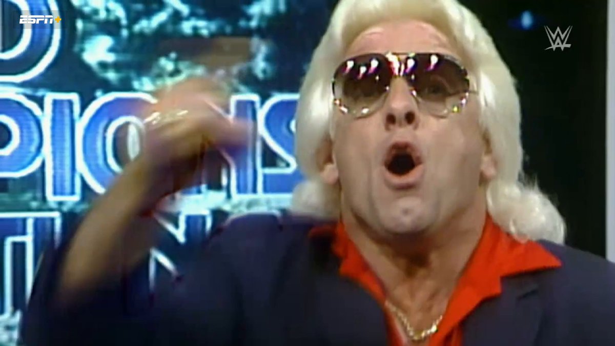 WOOOOO!! 😎 ‘Nature Boy’ on ESPN+