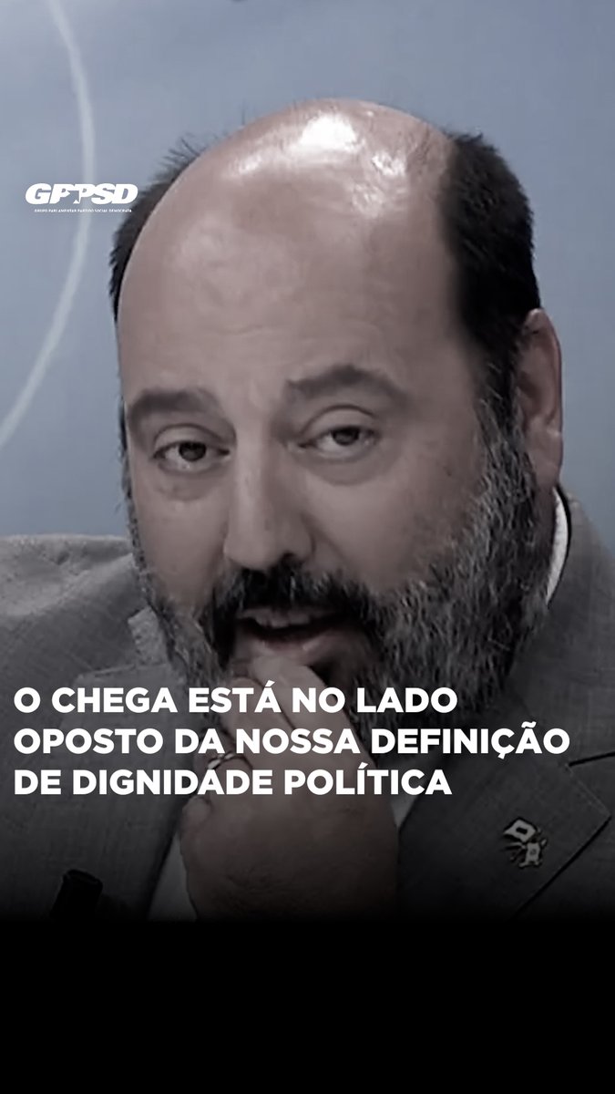 O Chega está no lado oposto da nossa definição de dignidade política.
