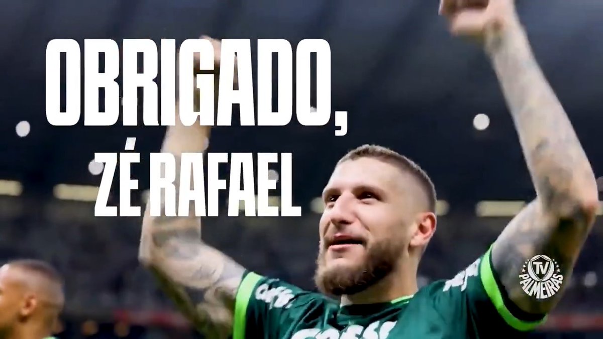 O Trem passou e fez história no #MaiorCampeãoDoBrasil! 🚂 Com 11 troféus em seis temporadas, um dos maiores campeões da nossa história se despede hoje do Verdão. Você estará eternamente em nossos corações, Zé! Obrigado por tudo, ídolo! 💚