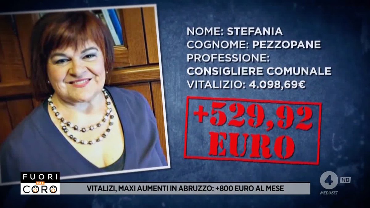 Non si sente in imbarazzo Stefania Pezzopane per il suo vitalizio di 4.098 euro lordi al mese? Lo abbiamo chiesto direttamente a lei! Il servizio completo di Marianna Canè a #Fuoridalcoro è su Mediaset Infinity