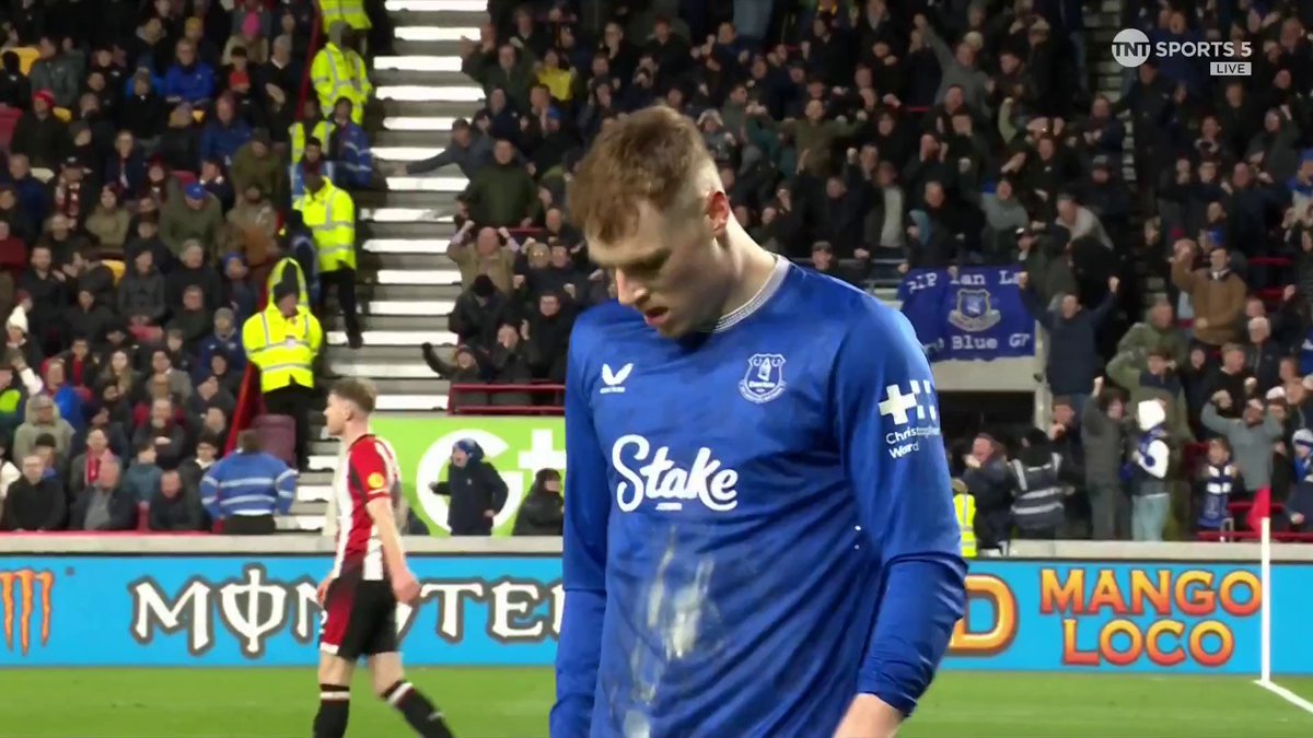 Man of the Match 🌟🌟 Jake O'Brien happy after scoring Everton's equaliser tonight!
