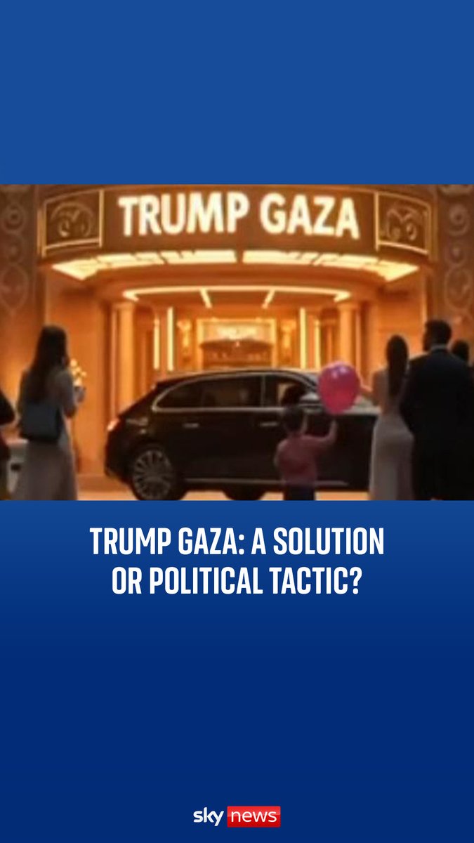 The US President published a Trump Gaza AI-generate video on his social media account and the response has been huge. But who is it for? US correspondent Mark Stone explains how this could be part of Trump's wider tactics 👇 More here: