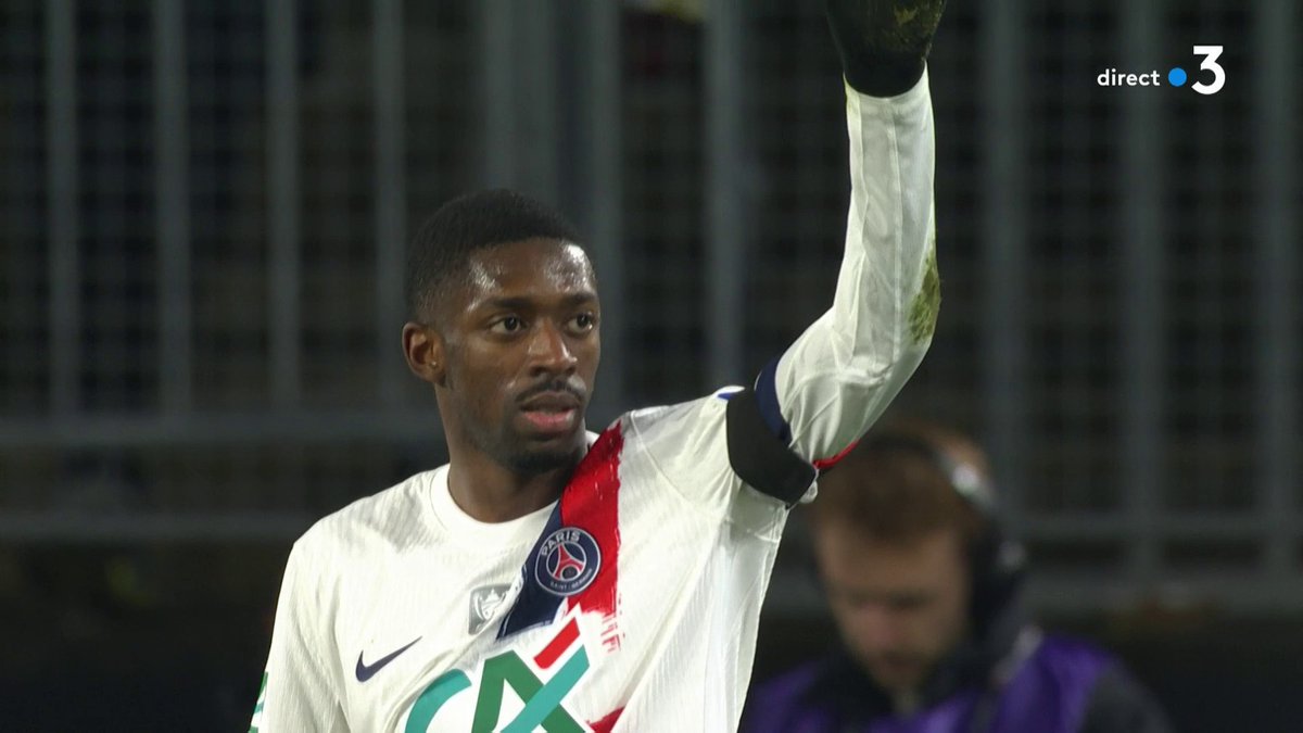 𝟭𝟳 𝗕𝗨𝗧𝗦 𝗘𝗡 𝟮𝟬𝟮𝟱 ! 𝗢𝗨𝗦𝗠𝗔𝗡𝗘 𝗗𝗘𝗠𝗕𝗘́𝗟𝗘́ ✅🔴🔵 7-0 PSG. 🎥 francetvsport