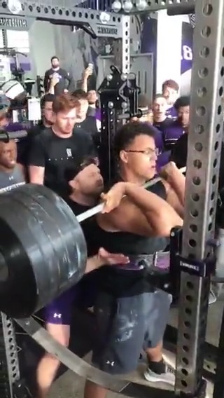 we'll never get over rashawn slater front squatting 495 pounds