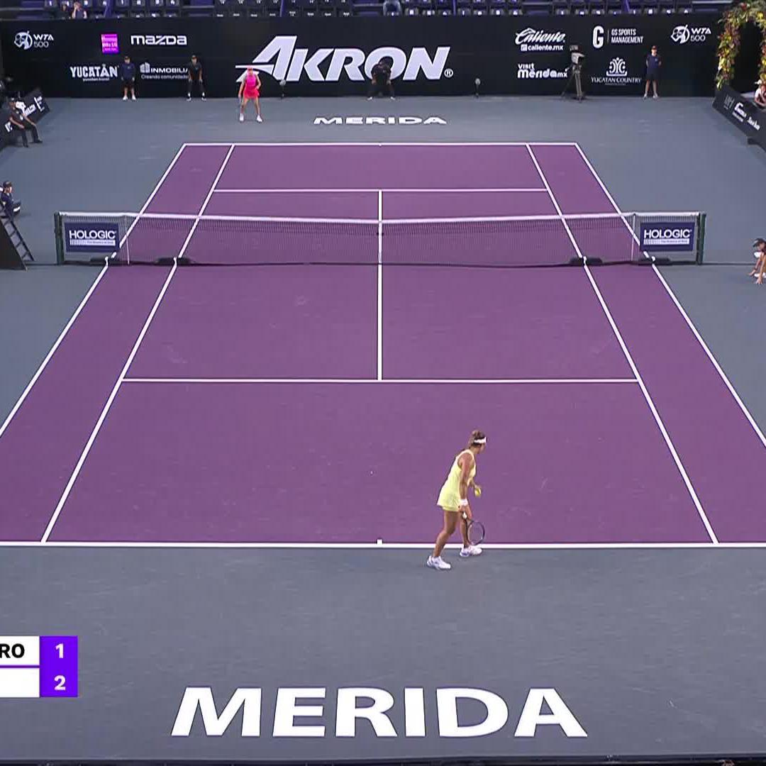 10 out of 10 lob 👏 Elina Avanesyan | #MeridaOpenAKRON