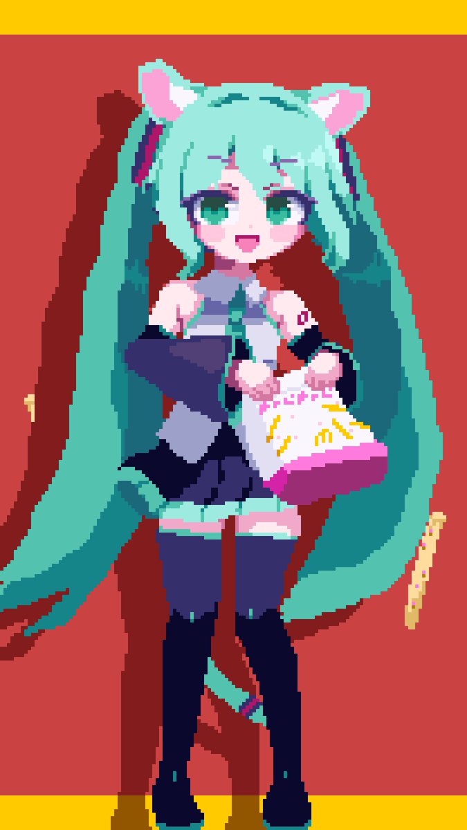シャカろ？😸🍟🌈 #ミクとシャカろ