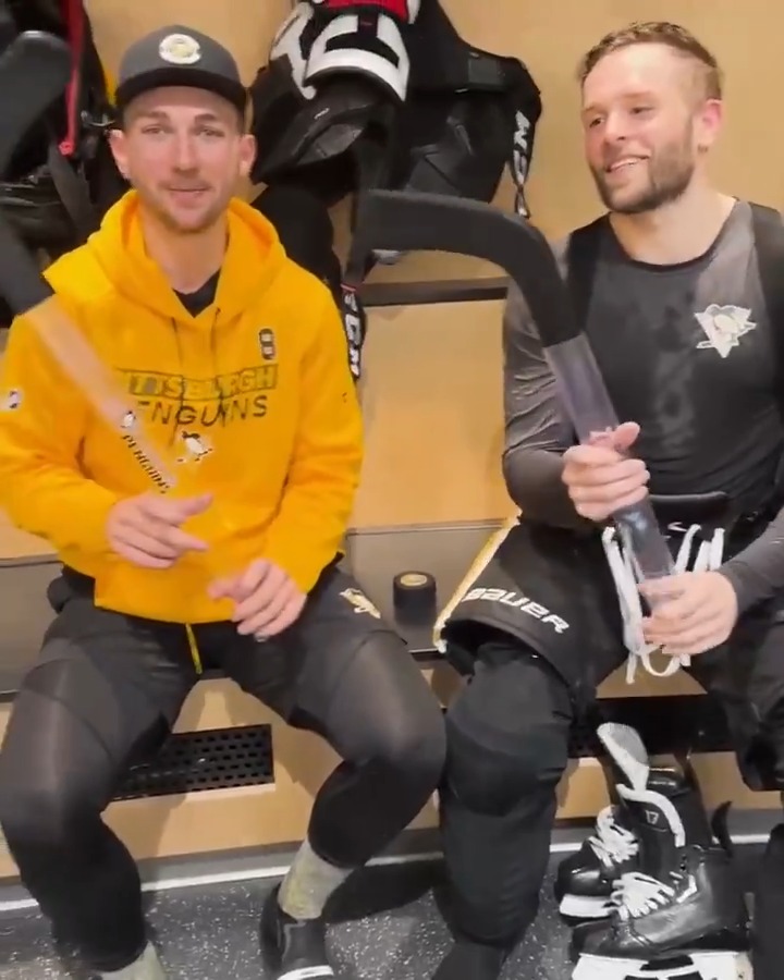 Hockey tape 🤝 beer sticks.