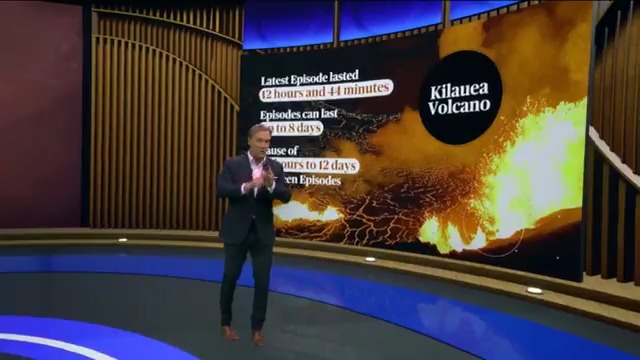 Hawaii's Kilauea volcano erupted again following a brief pause, putting on a glowing show when lava spewed nearly 600 feet into the air. Meteorologist Lonnie Quinn explains.