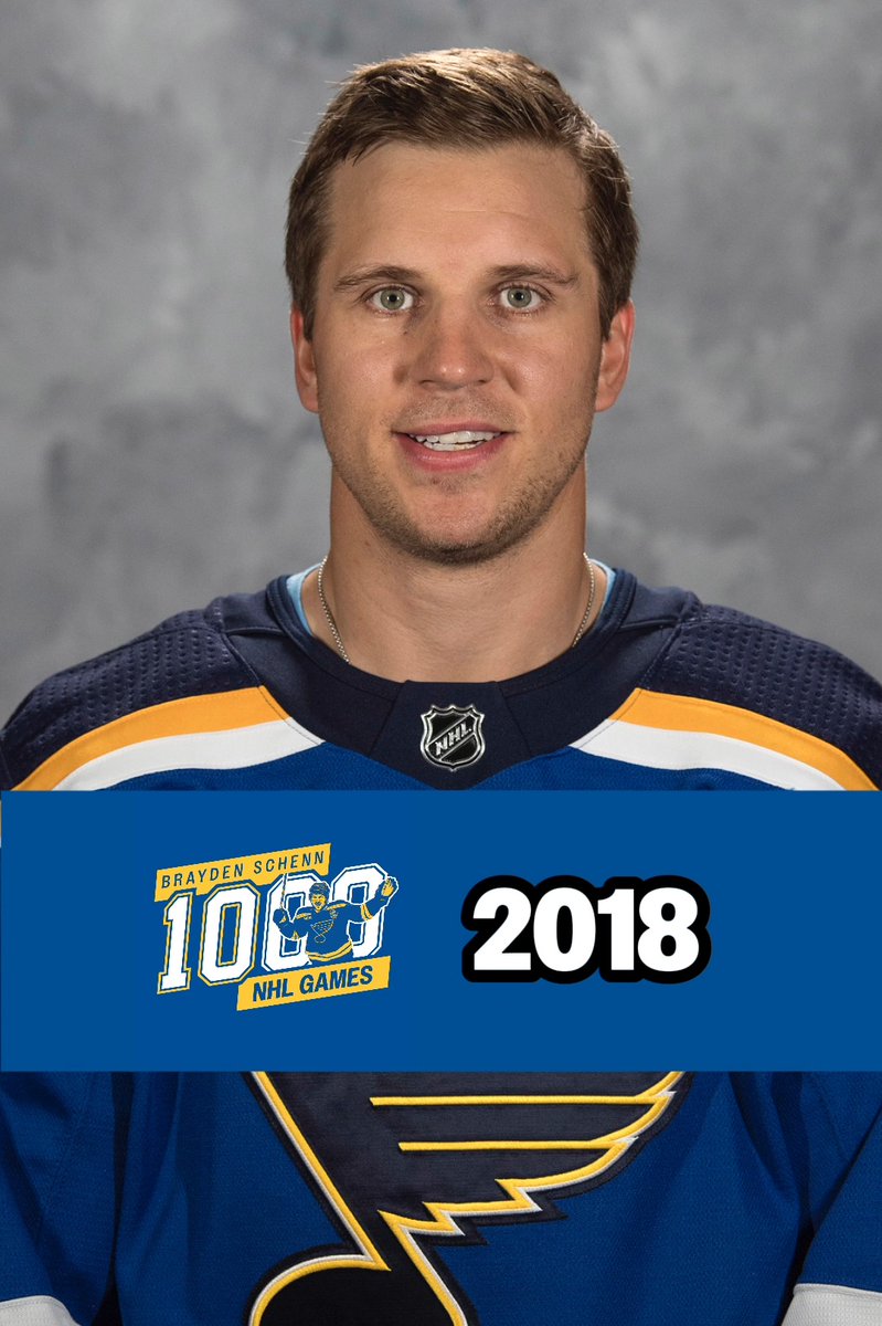 Brayden Schenn through 16 years and 1,000 NHL games 🫡 #stlblues
