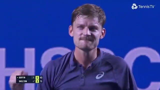Vintage Goffin 😮💨 David Goffin knocks out No. 5 seed Ben Shelton 7-6(3) 6-3 to reach a debut quarter-final in Acapulco. Abierto Mexicano de Tenis | #AMT2025