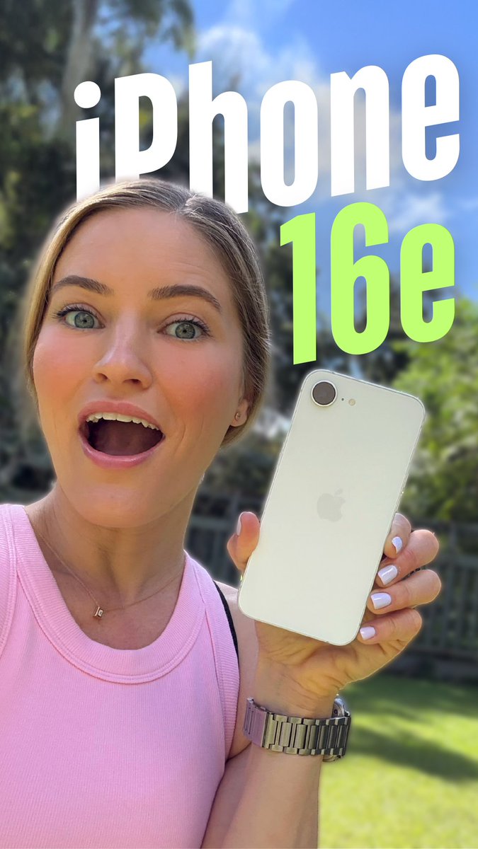Check it out -- the new iPhone 16e!