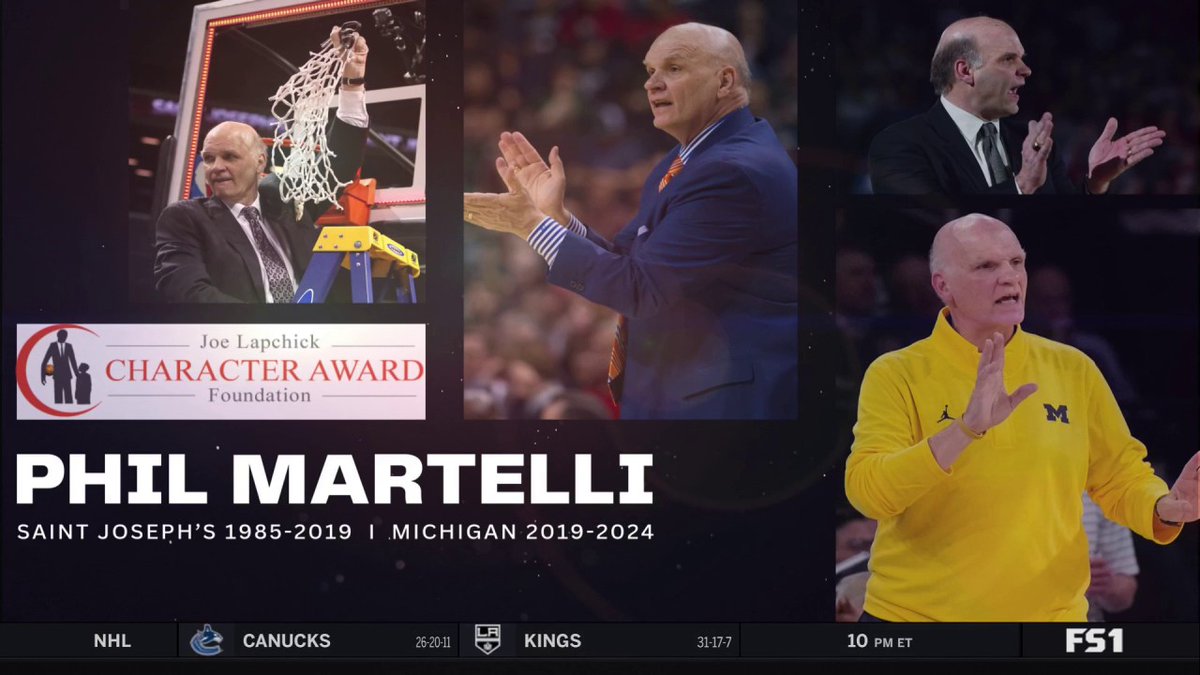 Congrats Coach Phil Martelli! 👏 SJU Hawks MBB | Michigan Men's Basketball