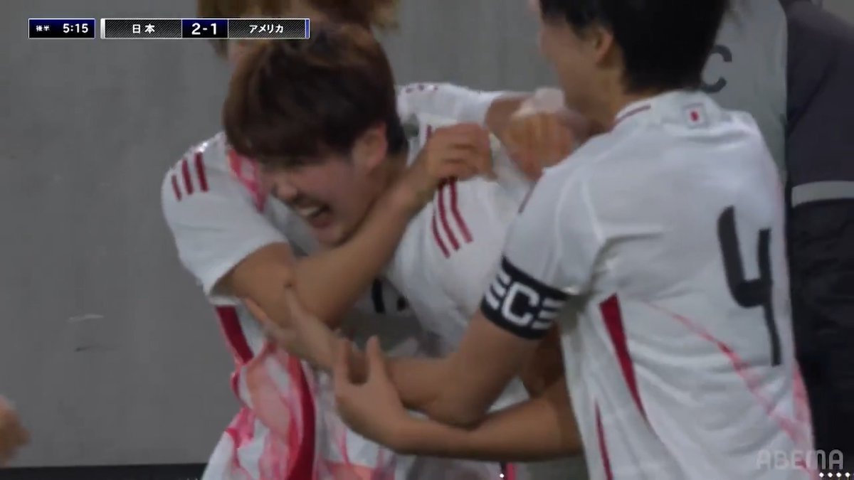 [速報] #古賀塔子 がこぼれ球押し込み追加点！ 🏆2025 #SheBelievesCup 🆚アメリカ🇺🇸 vs 日本🇯🇵 ／ #長谷川唯 が左隅に放ったFKを相手GK #ジェーン・キャンベル がブロックするも いち早く前へ飛び込んだ古賀が押し込む！ ＼ #なでしこジャパン #SheBelievesCup #アベマでなでしこ JFAなでしこサッカー