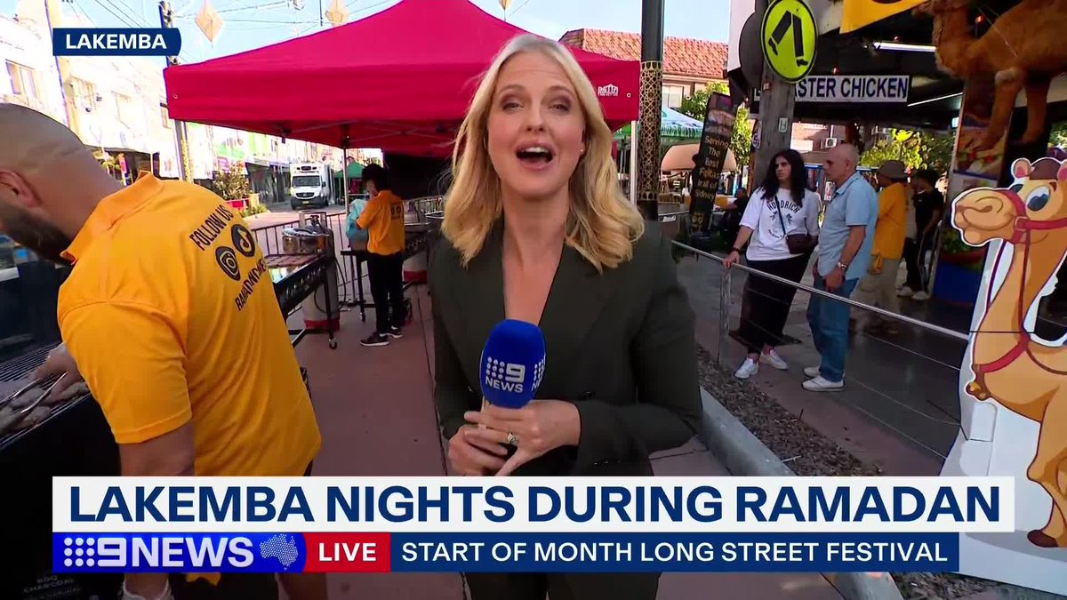 With the month of Ramadan beginning this weekend, Australia's biggest street festival kicks off tonight in Lakemba. #9News