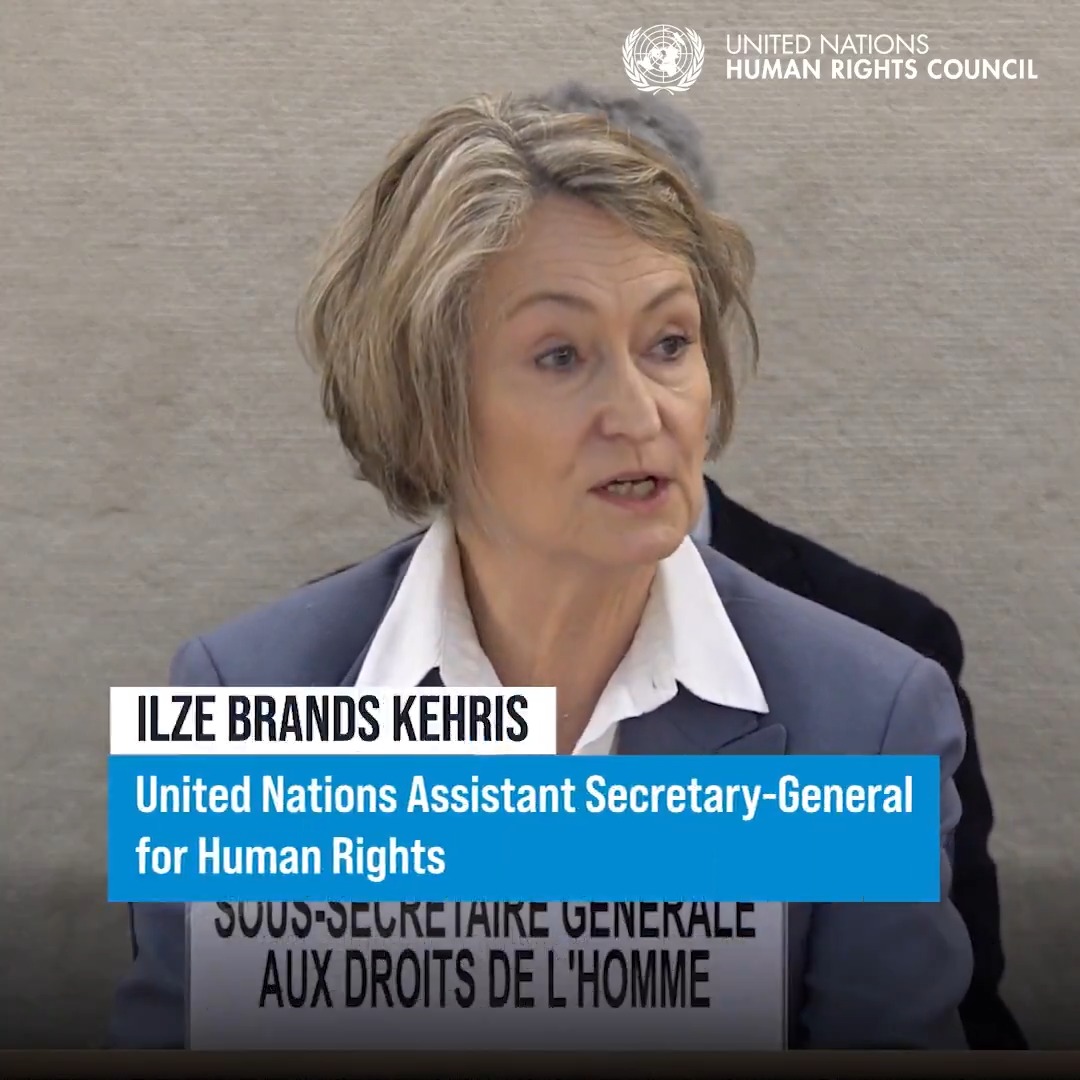 Serious concerns remain about human rights in #Eritrea, said Ilze Brands-Kehris of UN Human Rights at the 58th session of the United Nations Human Rights Council. "Eritrea has so far not undertaken any credible steps to reform its legal and justice systems," she told #HRC58.