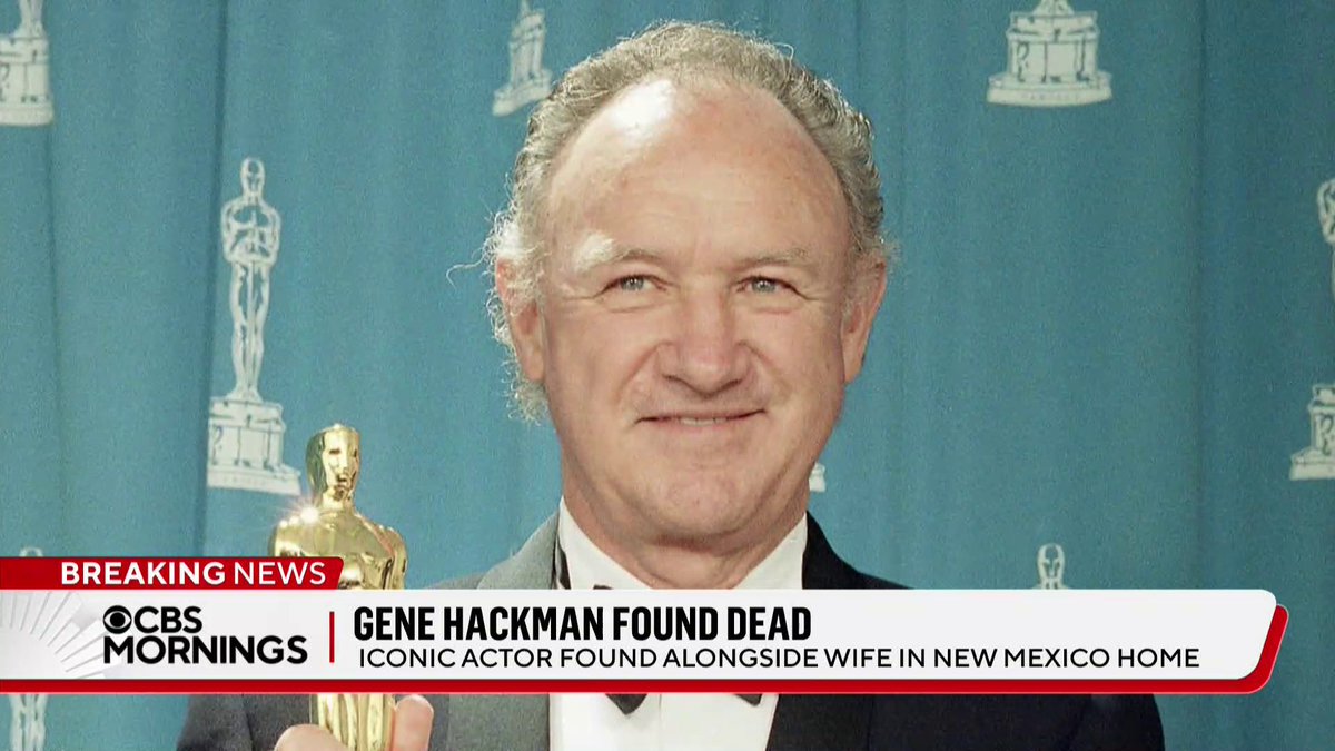 Two-time Oscar-winner Gene Hackman, his wife, Betsy Arakawa, and their dog were found dead at their home in New Mexico on Wednesday afternoon. Police say they do not suspect foul play. Gene Hackman was 95 years old.