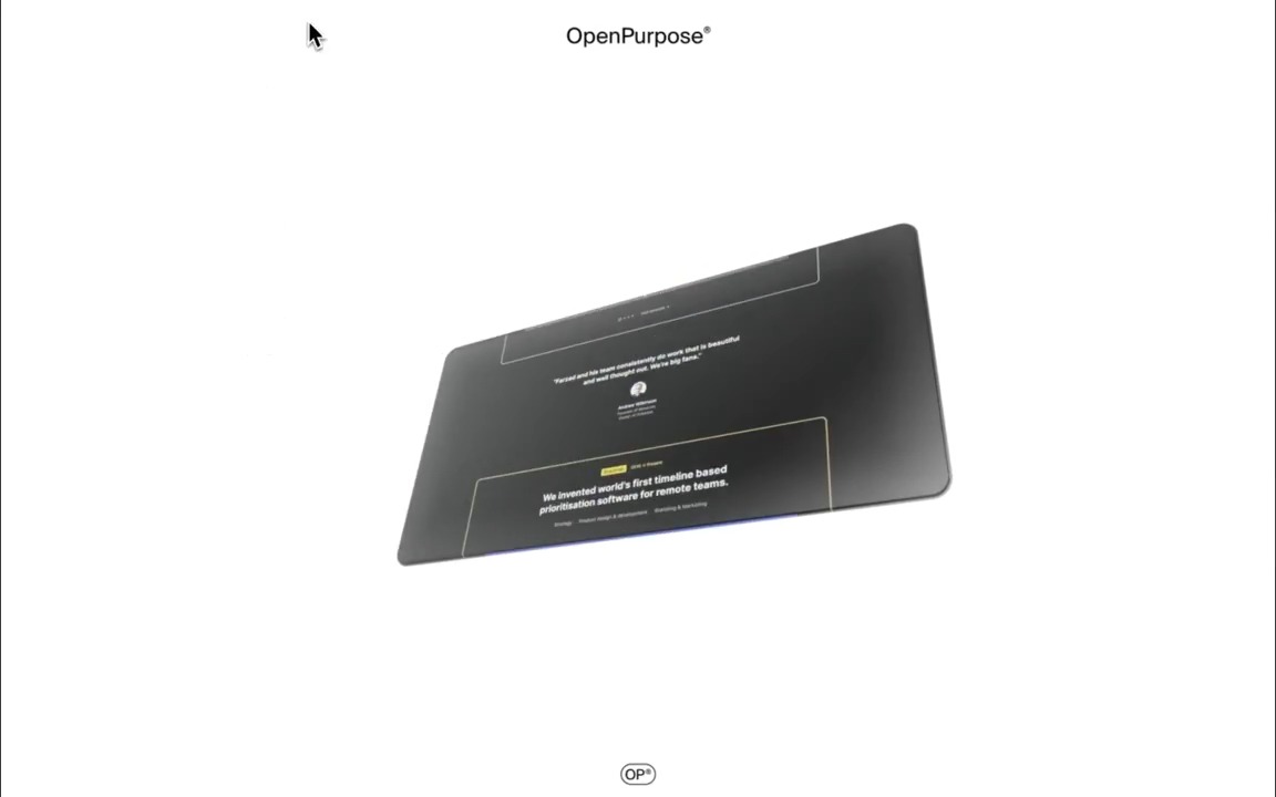 Work for OP, a webgl timeline showcasing their 15 years of history