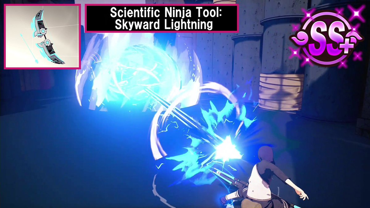 📜 Esoteric Scrolls Lineup Update 📜 New items are now available in the latest Esoteric Scrolls update! #NTBSS ● Scientific Ninja Tool: Skyward Lightning ● Staff: Fire Deity's Roar ● Double Moon Sword: Fading Blossom