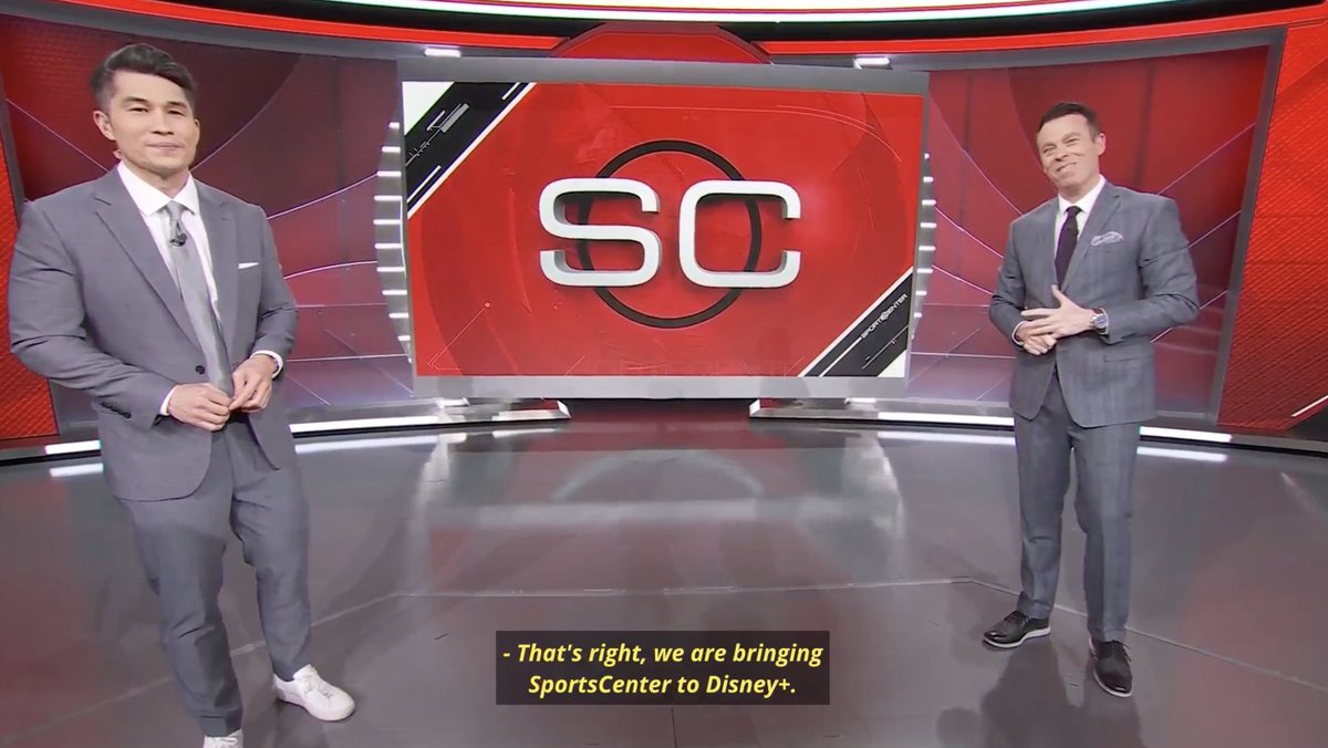 Get ready for SC+ Gary Striewski & Randy Scott are bringing you the Top-10, Insider access & more – all with the signature SportsCenter energy Streaming exclusively on Disney+ starting Monday, March 3 at 9a ET Details: