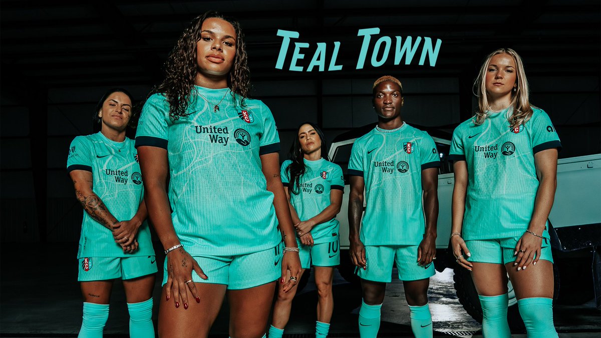 What the world has been waiting for. The Teal Town Kit is here. National Womenโs Soccer League | #KCBABY