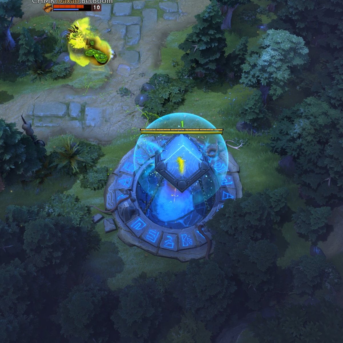 with LEVEL 2 shards as well... 🥶 #DreamLeague #dota2