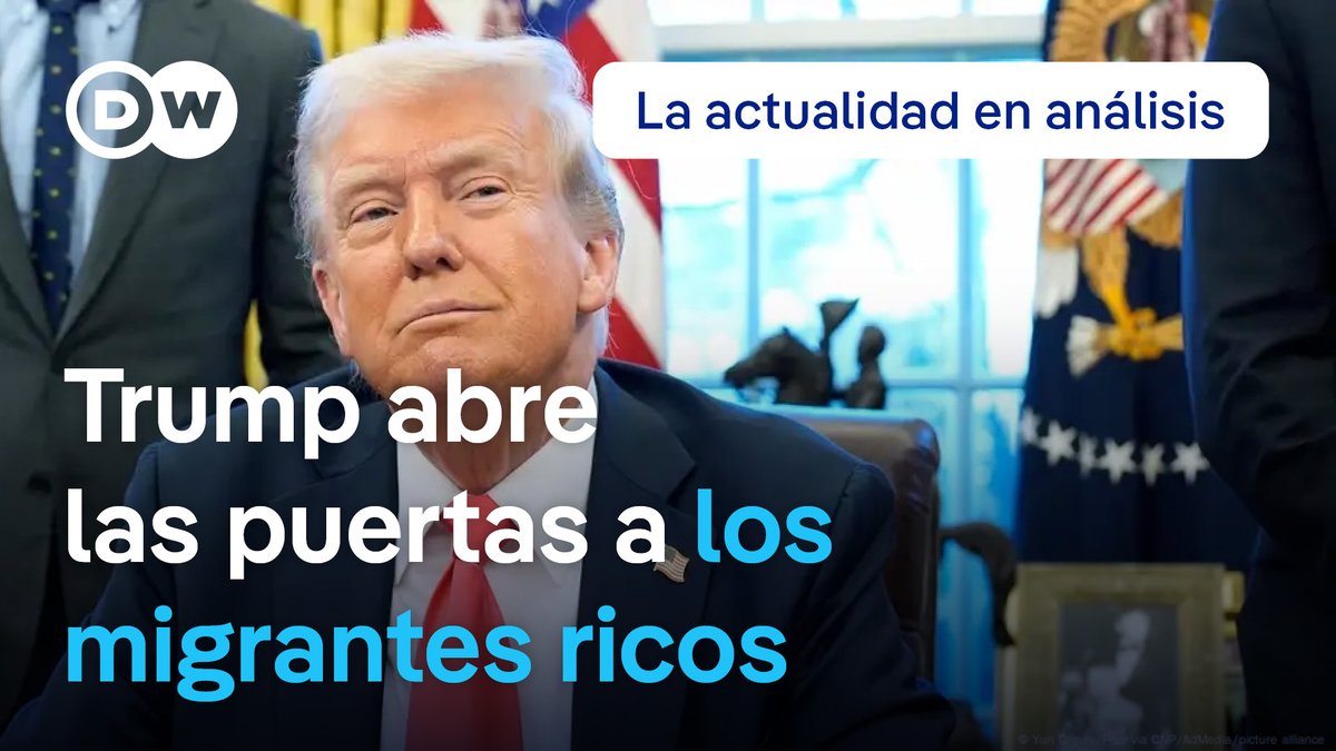 Estados Unidos espera recaudar millones con la nueva "Gold Card" El presidente de #EEUU abre las puertas de su país a quienes puedan pagar cinco millones de dólares para obtener la "tarjeta dorada" que despejaría el camino hacia la ciudadanía. Con este nuevo permiso migratorio la administración Trump espera aumentar sus ingresos, sin embargo críticos dudan de la eficacia de la iniciativa.
