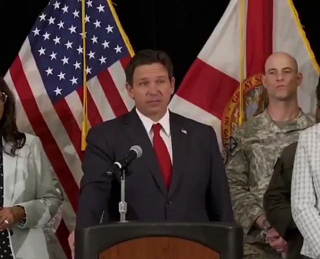 BREAKING: As Andrew Tate and Tristan Tate land in Miami, Florida, from Romania, Ron DeSantis says that they are NOT welcome here. "The reality is, Florida is not a place where you are welcome, with that type of conduct in the air. I don’t know how it came to this. We were not involved. We were not notified."