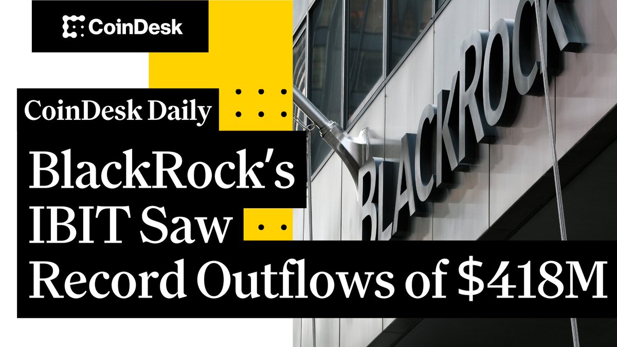 🗞️ Bitcoin bleeds as U.S. spot ETFs recorded $750M in outflows 🗞️ Bybit blames Safe wallet for $1.5B hack 🗞️ Stablecoin legislation prioritized by key congressional committee, SEC drops Gemini probe Christine Lee hosts "CoinDesk Daily" 👉