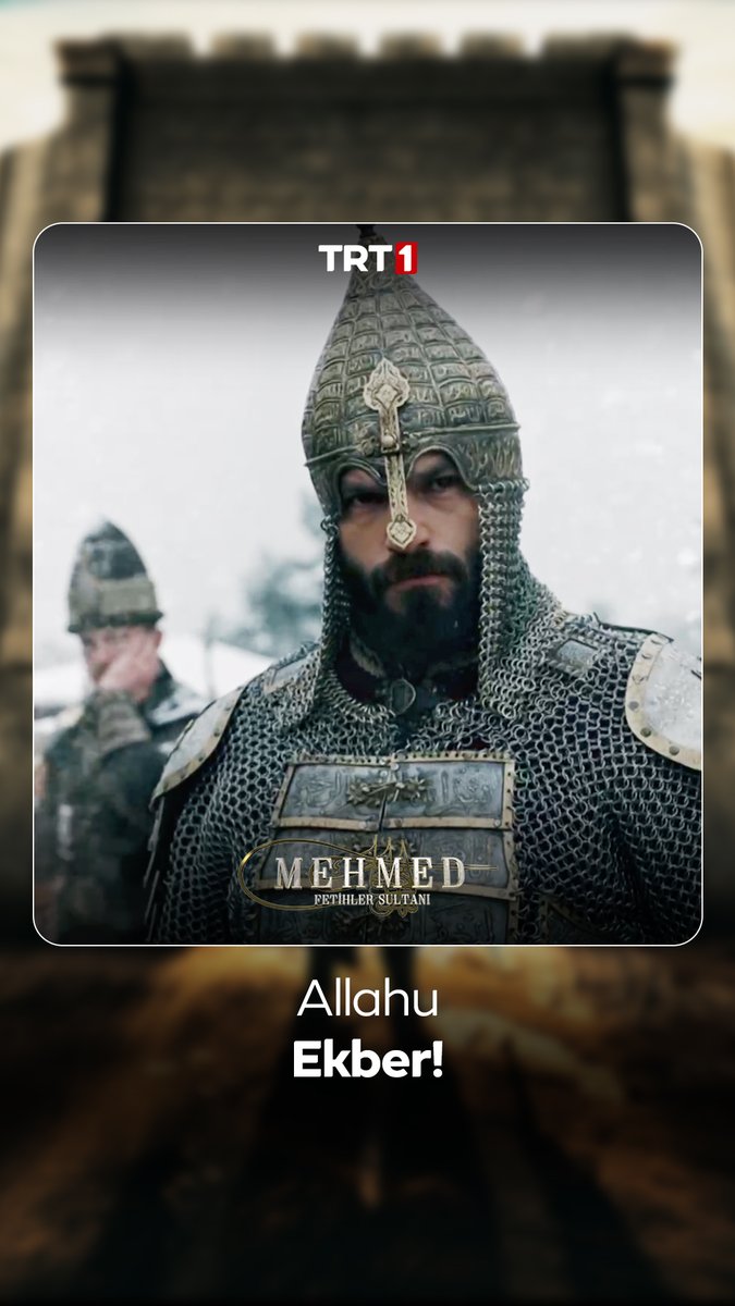 “Gel bize yar ol ki cihan titresin, amin desin bütün yiğitlerim!” 🔥 #MehmedFetihlerSultanı yeni bölümleriyle her salı saat 20.00’de TRT 1’de! Mehmed: Fetihler Sultanı
