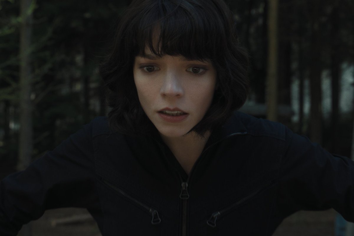 Falling slowly, then all at once. #TheGorge — Now Streaming